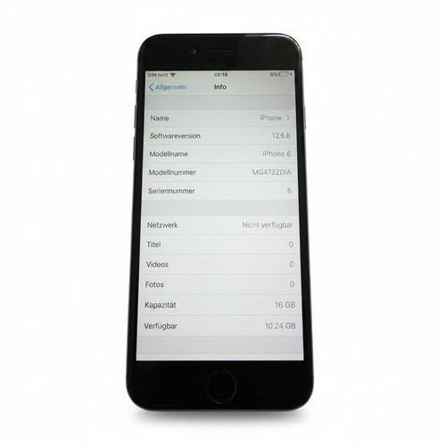 Apple iphone 16gb grigio - iphone,