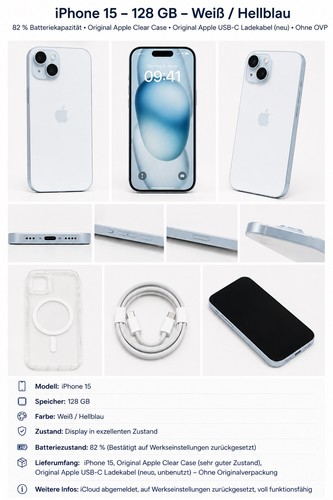 Apple iphone 128 gb - 15, /